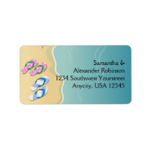 Seus Chinelos no Casamento de Praia