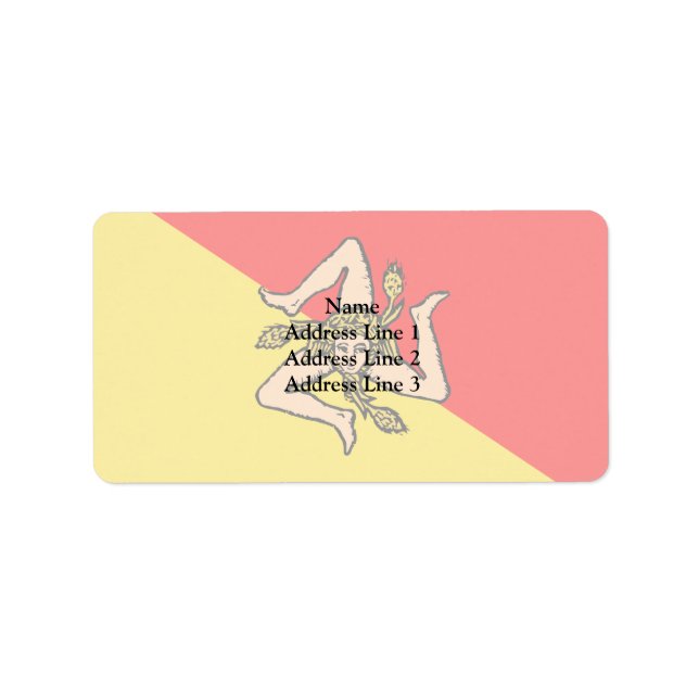 Etiqueta Siciliano, Itália (Frente)