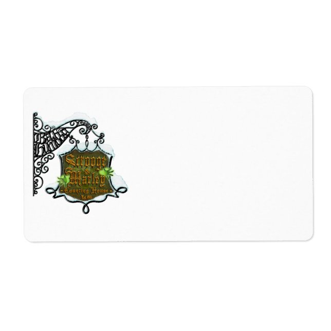 Etiqueta SignHuntedScrooge (Frente)