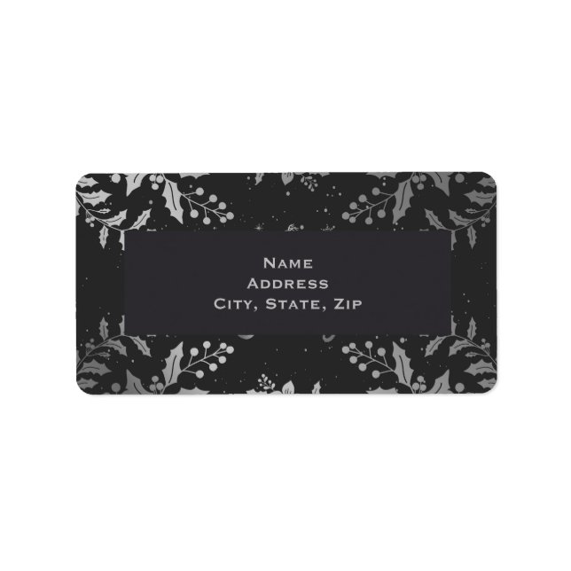 Etiqueta Silver Holly (Frente)