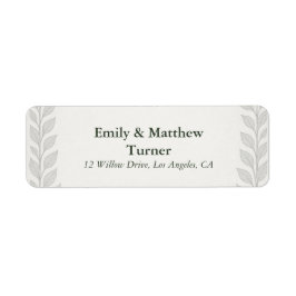 Etiqueta Silverleaf Elven Wedding