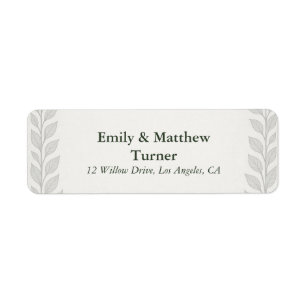 Etiqueta Silverleaf Elven Wedding