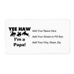Etiqueta Sim Haw, sou um Papa T-shirts e GIfts