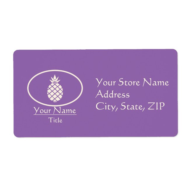 Etiqueta Símbolo da Hospitalidade (Frente)