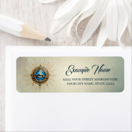 Etiqueta Símbolo do olho do Egito,