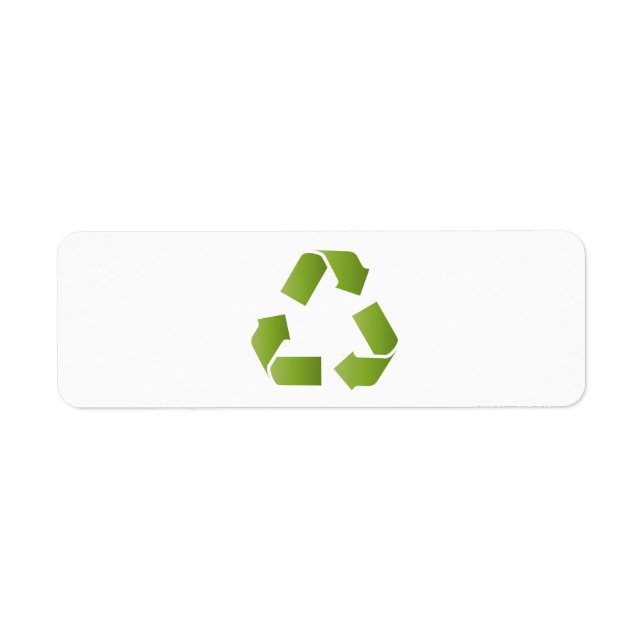 Etiqueta SÍMBOLO DO reciclar (Frente)