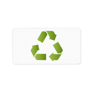 Etiqueta SÍMBOLO DO reciclar