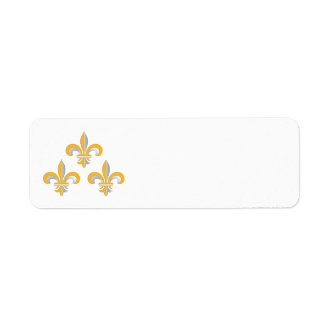 Etiqueta Símbolo Fleur de Lis (Frente)
