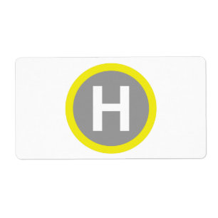 Etiqueta Símbolo Helipad