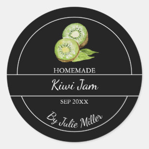 Etiqueta Simples de Emperramento de Kiwi em homena