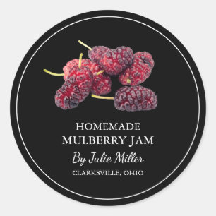 Etiqueta Simples de Emperramento de Mulberry