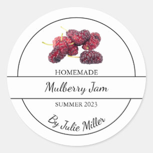 Etiqueta Simples de Emperramento de Mulberry