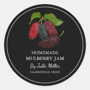 Etiqueta Simples de Emperramento de Mulberry