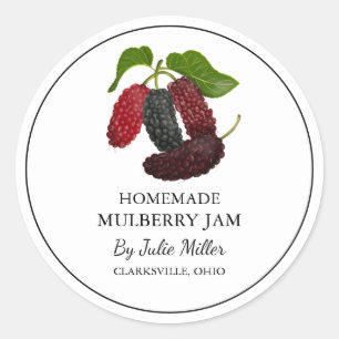 Etiqueta Simples de Emperramento de Mulberry