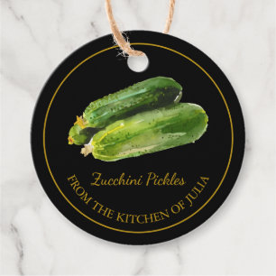 Etiqueta Simples de Pickles de Pickles Homemade