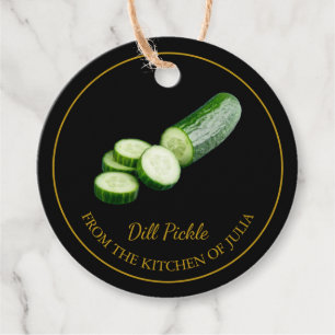 Etiqueta Simples de Pílula Secundária de Pepino