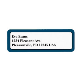 Etiqueta Simples e Elegante