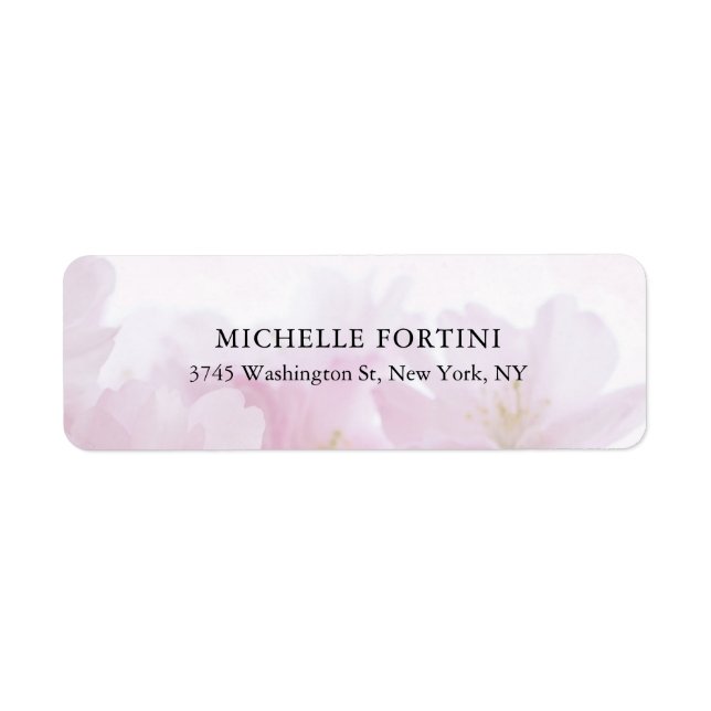 Etiqueta Simples e elegante Moderno (Frente)