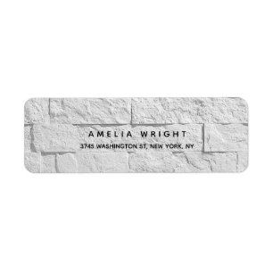 Etiqueta Simples Elegante Modern Trendy Wall Design