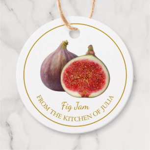 Etiqueta Simples Fig Jam Hang