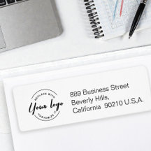 Simples modelo de logotipo de empresa personalizáv