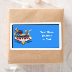 Etiqueta Sinal de boas-vindas de Las Vegas
