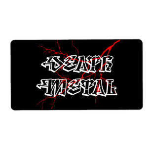Etiqueta Sinal de metal
