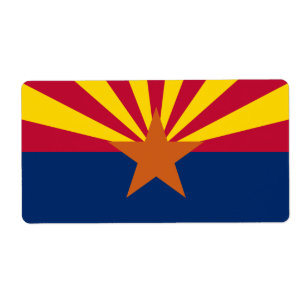 Etiqueta Sinalizador do Estado da arizona