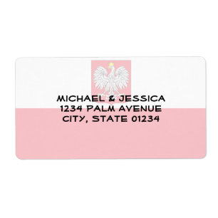 Etiqueta Sinalizador Polônia