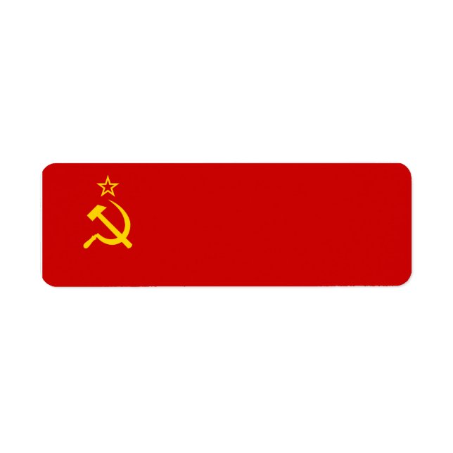 Etiqueta sinalizador USSR (Frente)