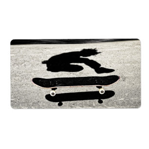 Etiqueta skate sanduíche