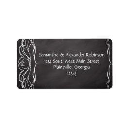 Etiqueta Slate Chalkboard Wedding