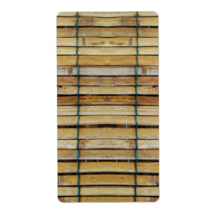 Etiqueta Slats de madeira antigos da madeira da madeira