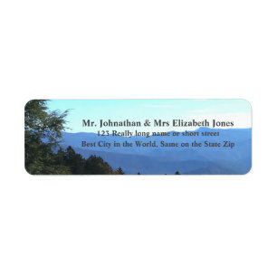 Etiqueta Smokey Mountain Summer