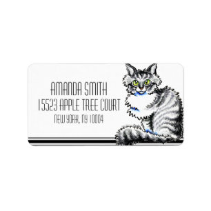 Etiqueta Smoking de Art™ da Fora-Trela do gato de gato