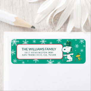 Etiqueta Snoopy Top Peppermint Candy