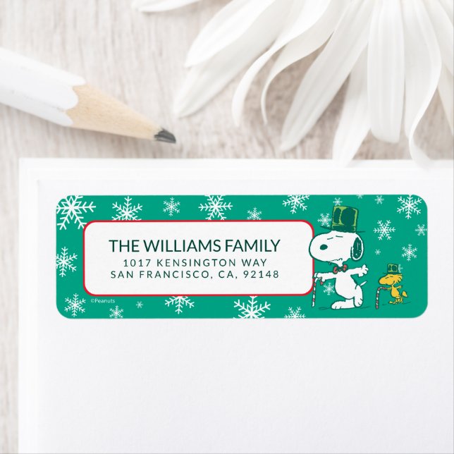 Etiqueta Snoopy Top Peppermint Candy (Insitu)