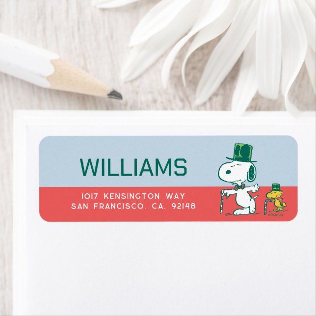 Etiqueta Snoopy Top Peppermint Candy (Insitu)