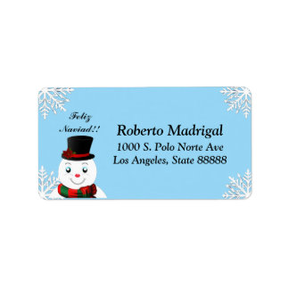 Etiqueta snowmam