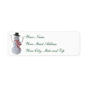 Etiqueta Snowman