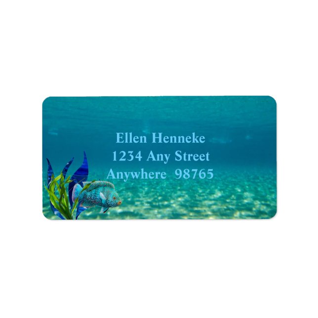 Etiqueta Sob o Mar (Frente)