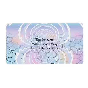 Etiqueta Sob o Mar Escala Novo Endereço