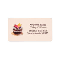 Sobremesa Elegante de cupcake de patisserie de águ
