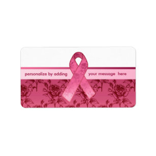 Etiqueta Sobrevivente cor-de-rosa da fita