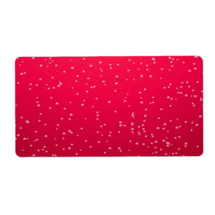 Etiqueta Soda da cereja com arte minúscula do fundo das