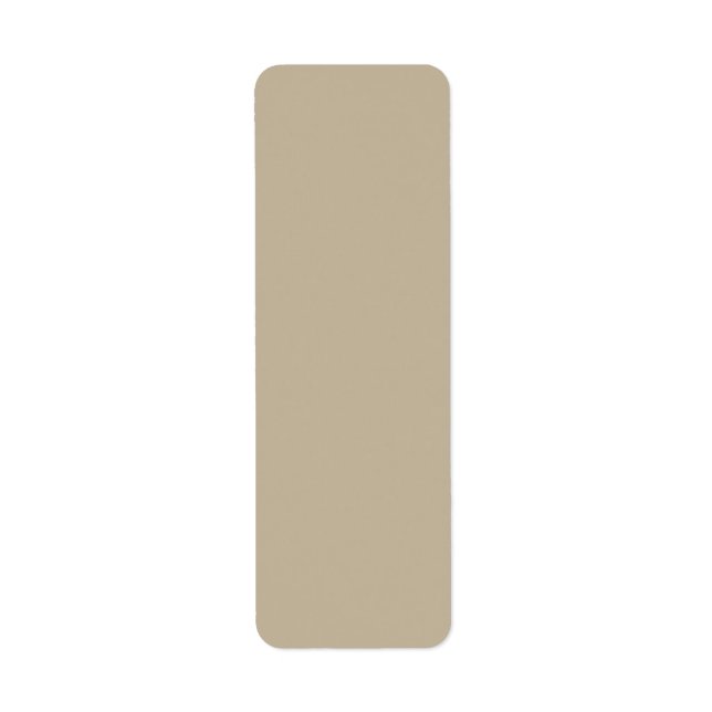 Etiqueta Soft Light Beige Background – Wedding Design (Frente)