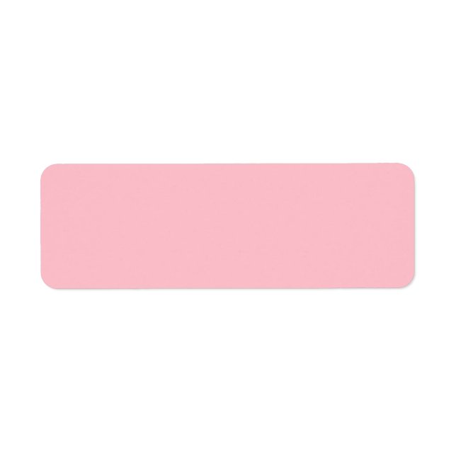 Etiqueta Sólido Rosa Branco (Frente)