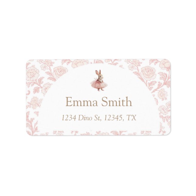 Etiqueta Some Bunny Birthday Address Labels (Frente)