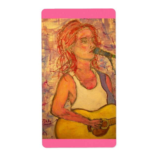 Etiqueta Songstress Art (Frente)