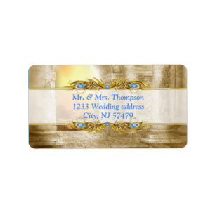 Etiqueta Sonhos do Templo Real do ouro